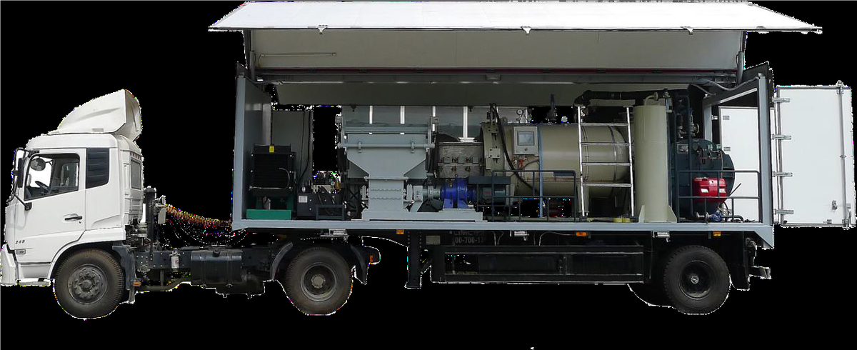 Передвижная станция переработки медицинских отходов.