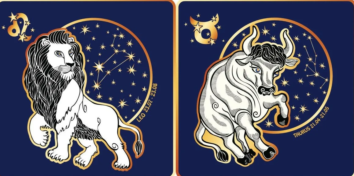 Знак зодиака подходящий льву мужчине. Лев и Телец. Телец знак Лев. Лев знак зодиака символ. Телец с левом.