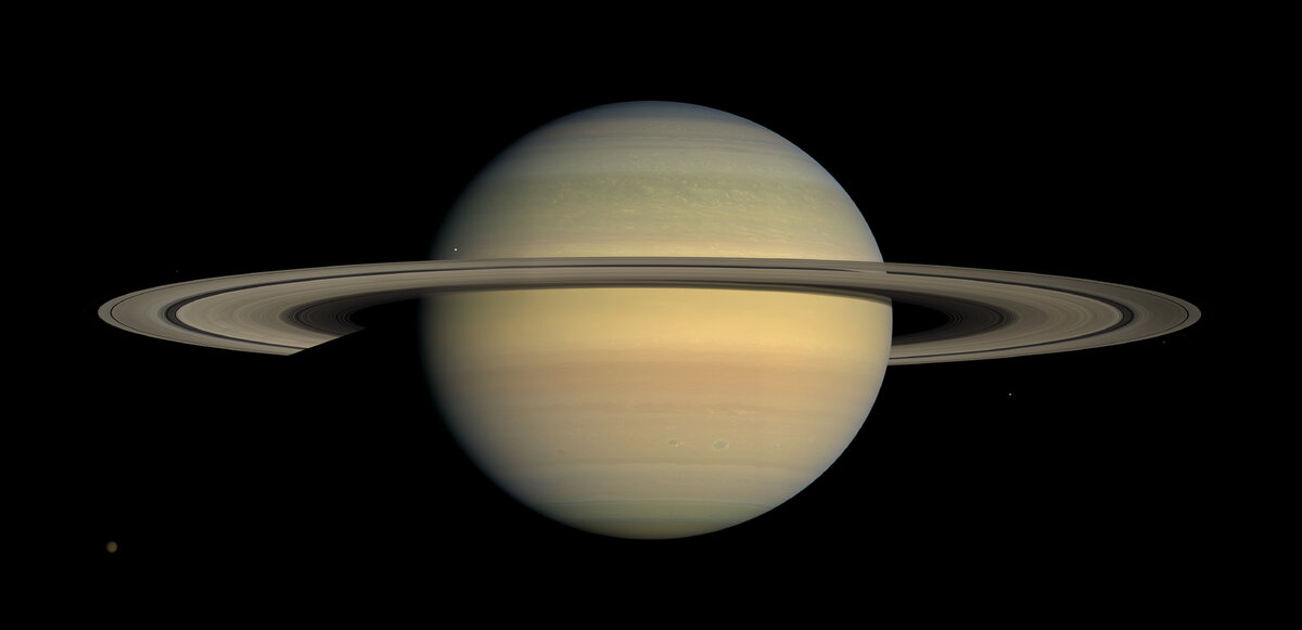 Saturn during Equinox Image credit: NASA/JPL