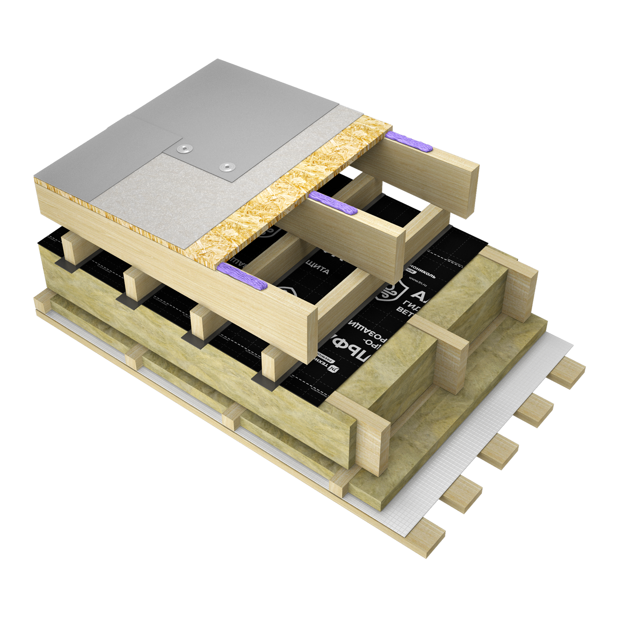 Устройство плоской кровли по деревянным балкам: что необходимо учесть |  Мастики и Строительная химия ТЕХНОНИКОЛЬ | Дзен