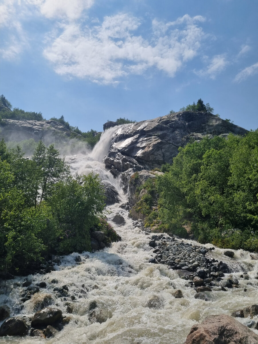 Алибекский водопад, 2023 г. (фото автора).