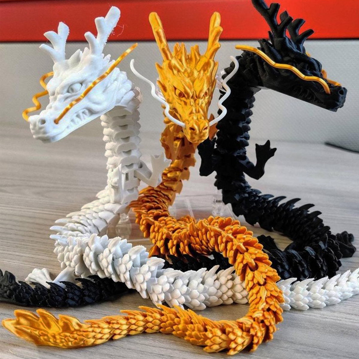 Коллекция шарнирных драконов