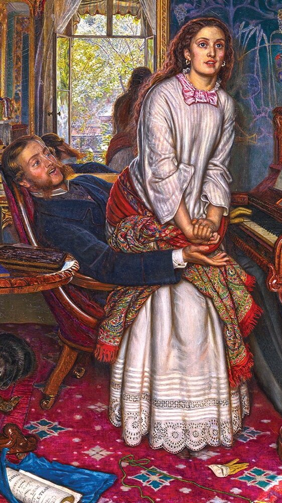 Пробудившийся стыд
Уильям Холман Хант.