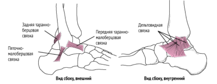 Повреждение голеностопного сустава мкб