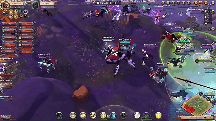 ZvZ в Albion Online