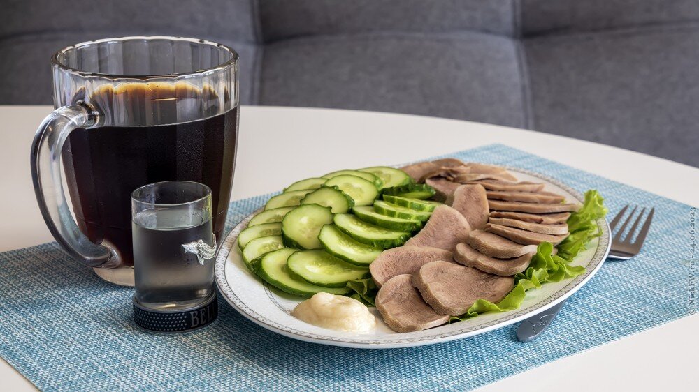 1. Отварной говяжий язык как закуска... © NickFW.ru — 24.06.2023г.