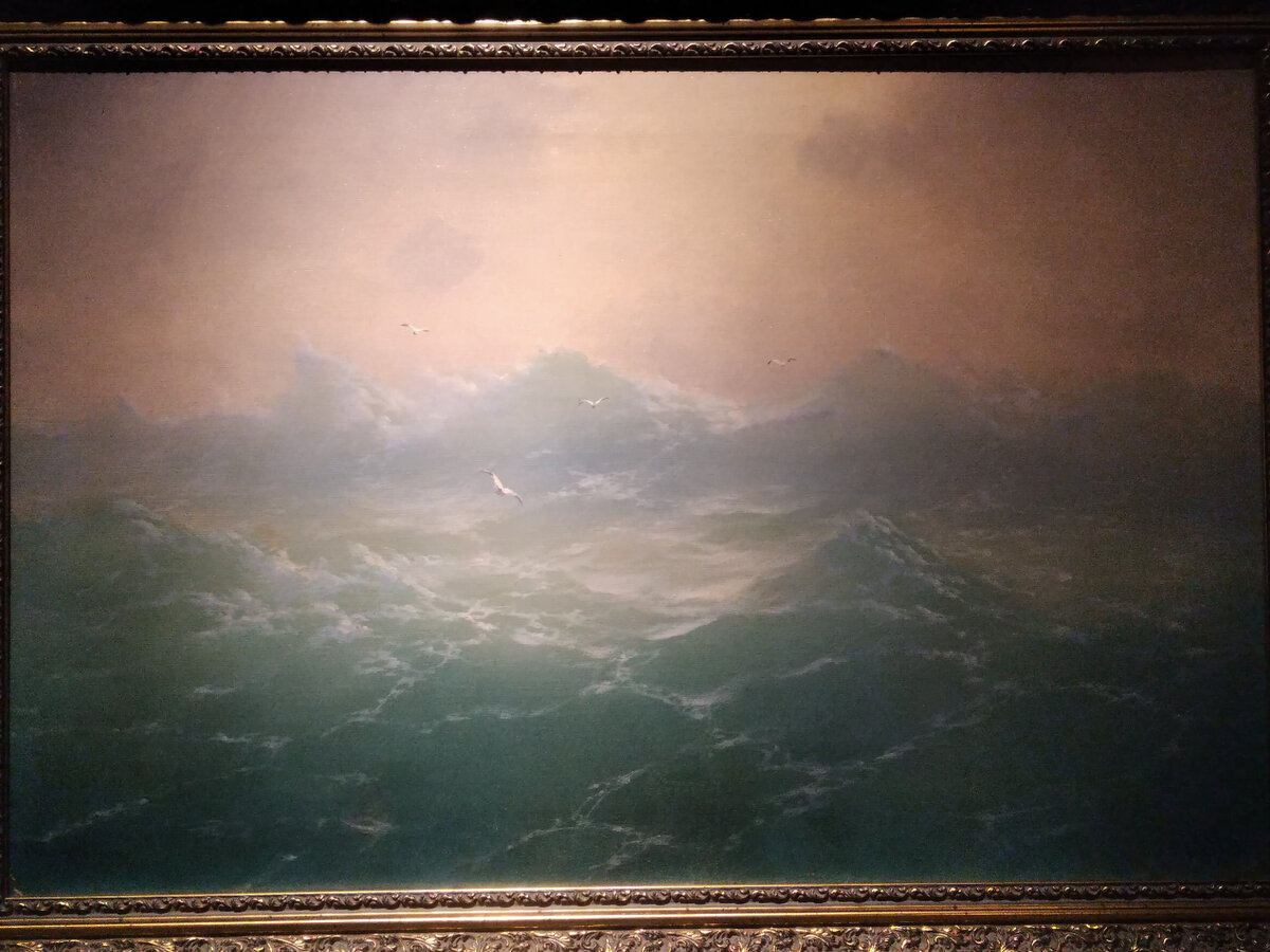 Михаил Алисов. Морской пейзаж. 1890-е. Частное собрание. Фото из музея