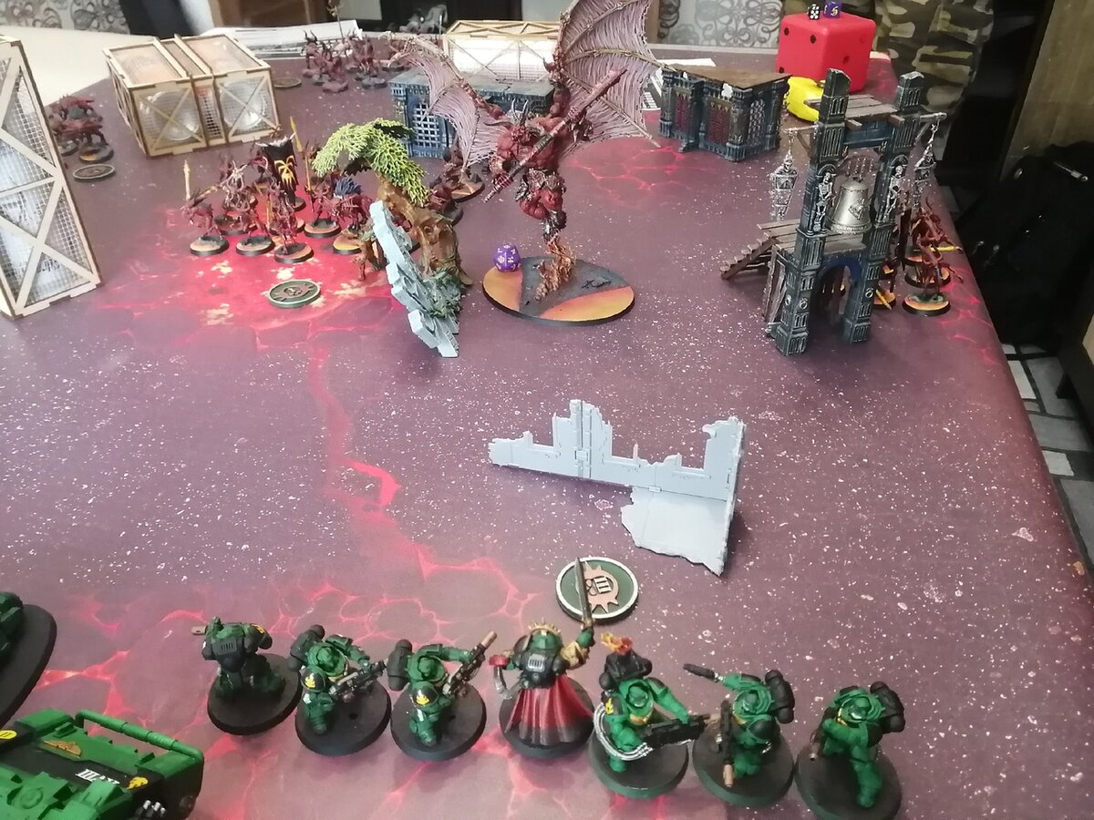 ДО первого хода, пацаны были заряжены, мы их разрядили :D