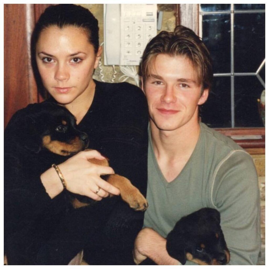    Дэвид и Виктория Бекхэмы