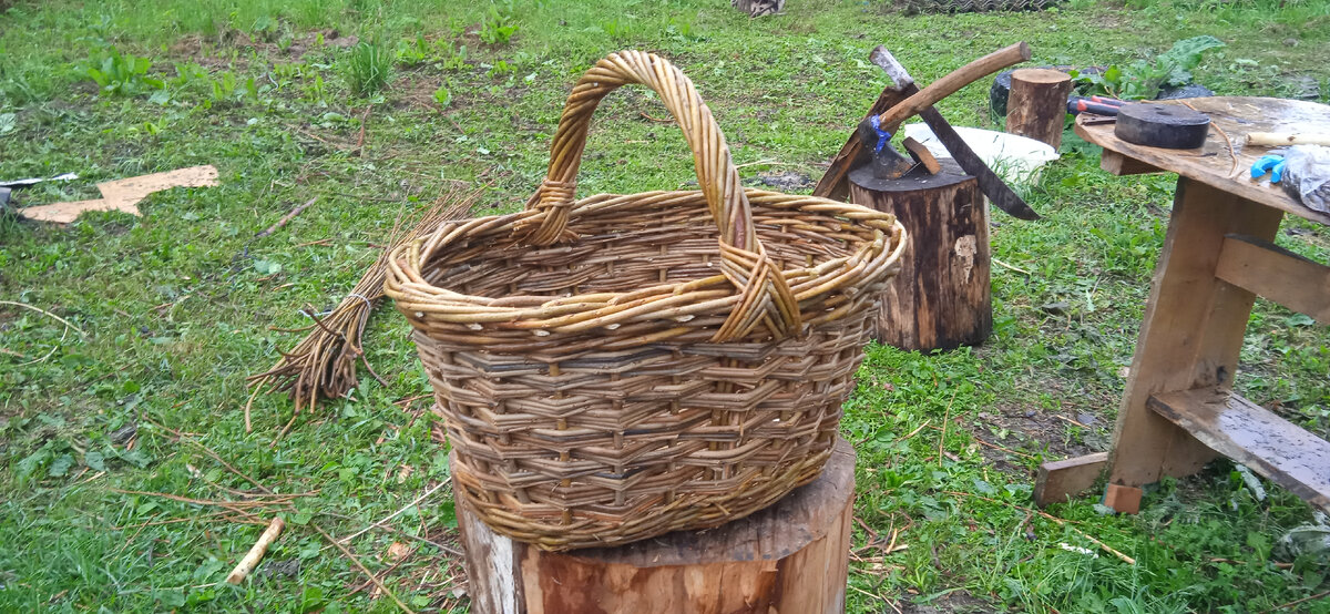 Корзина на природе