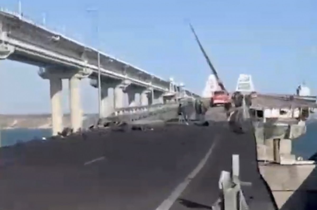    Минобороны Украины: удар по Крымскому мосту нанёс Киев