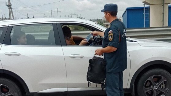    Пробка со стороны Краснодарского края перед Крымским мостом увеличилась до 6 километров Юлия Шелковенко