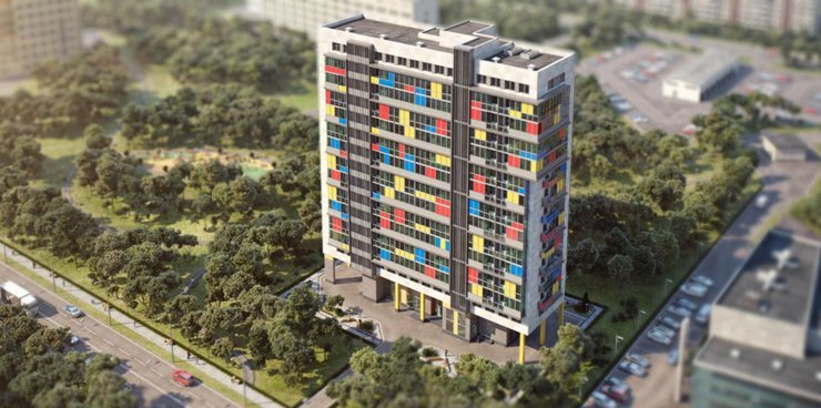 Так проблемный дом  должен был выглядеть согласно проекту