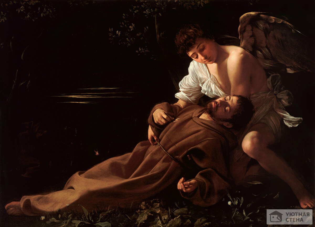 Фреска Караваджо, посвящённая гибели Святого Франциска