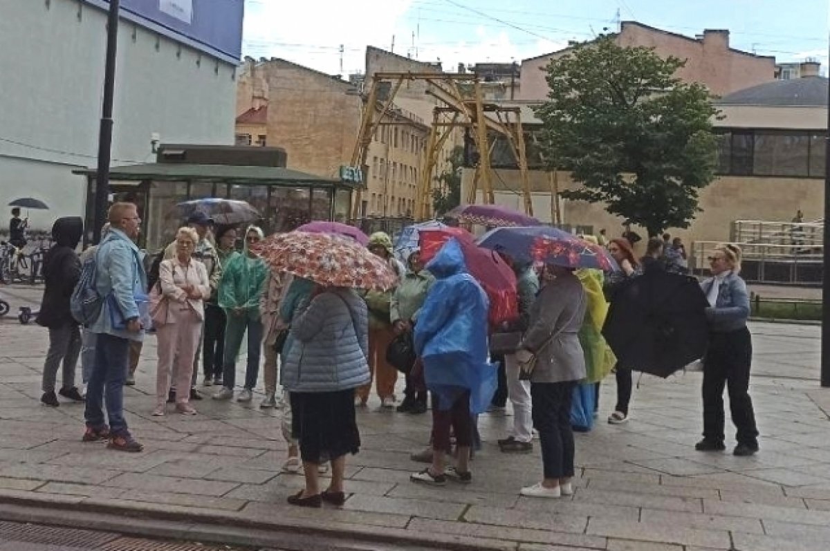    Больше половины месячной нормы осадков выпало в Петербурге с начала июля