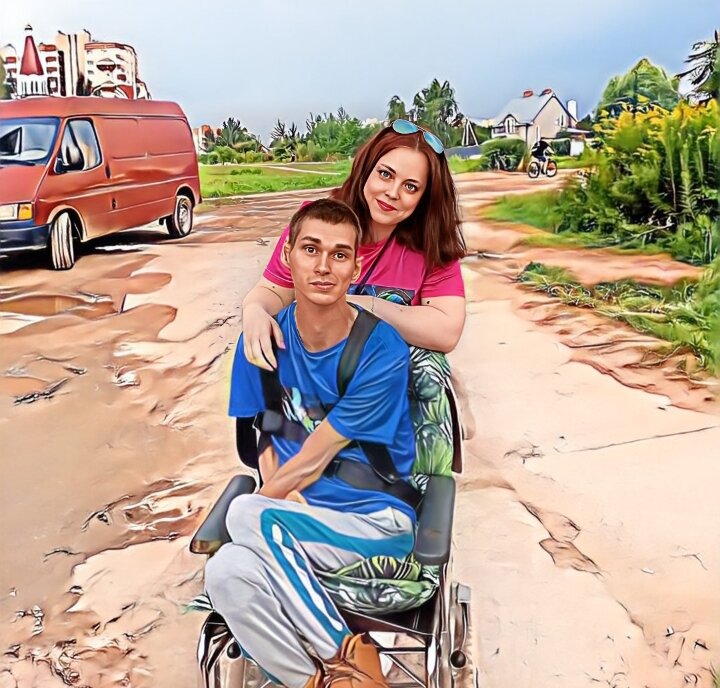 На фото Сергей и его девушка Катюша . Опубликовано с их согласия.Любви вам, друзья мои!