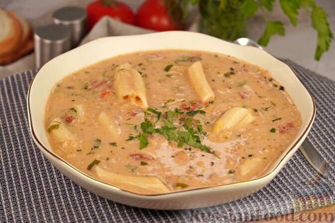 Супы с макаронами