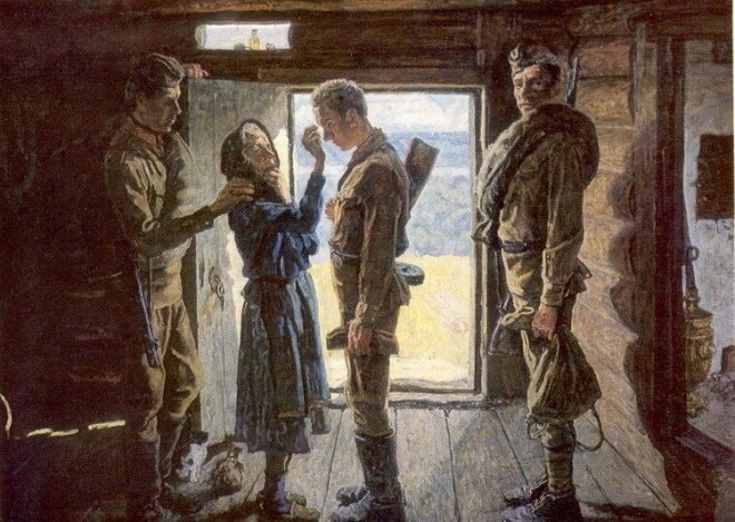 Прощание с сыновьями 