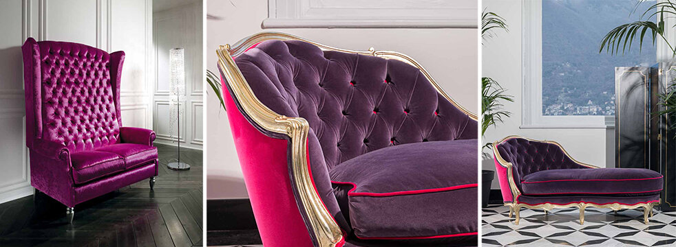 Двухместный диван диван DV Home Avery, кушетка кушетка Salda .