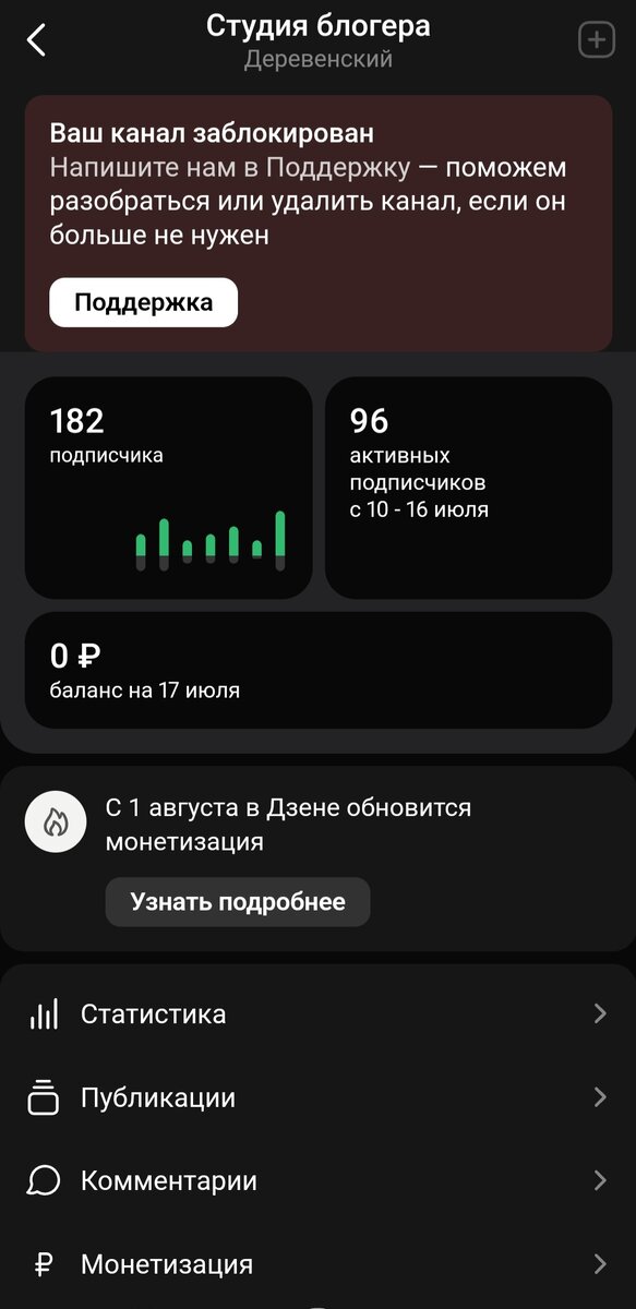 Скриншот автора 