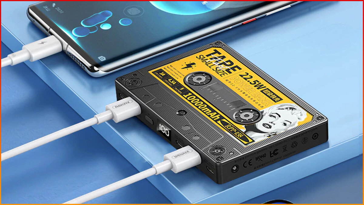 Пауэрбанк в виде кассеты