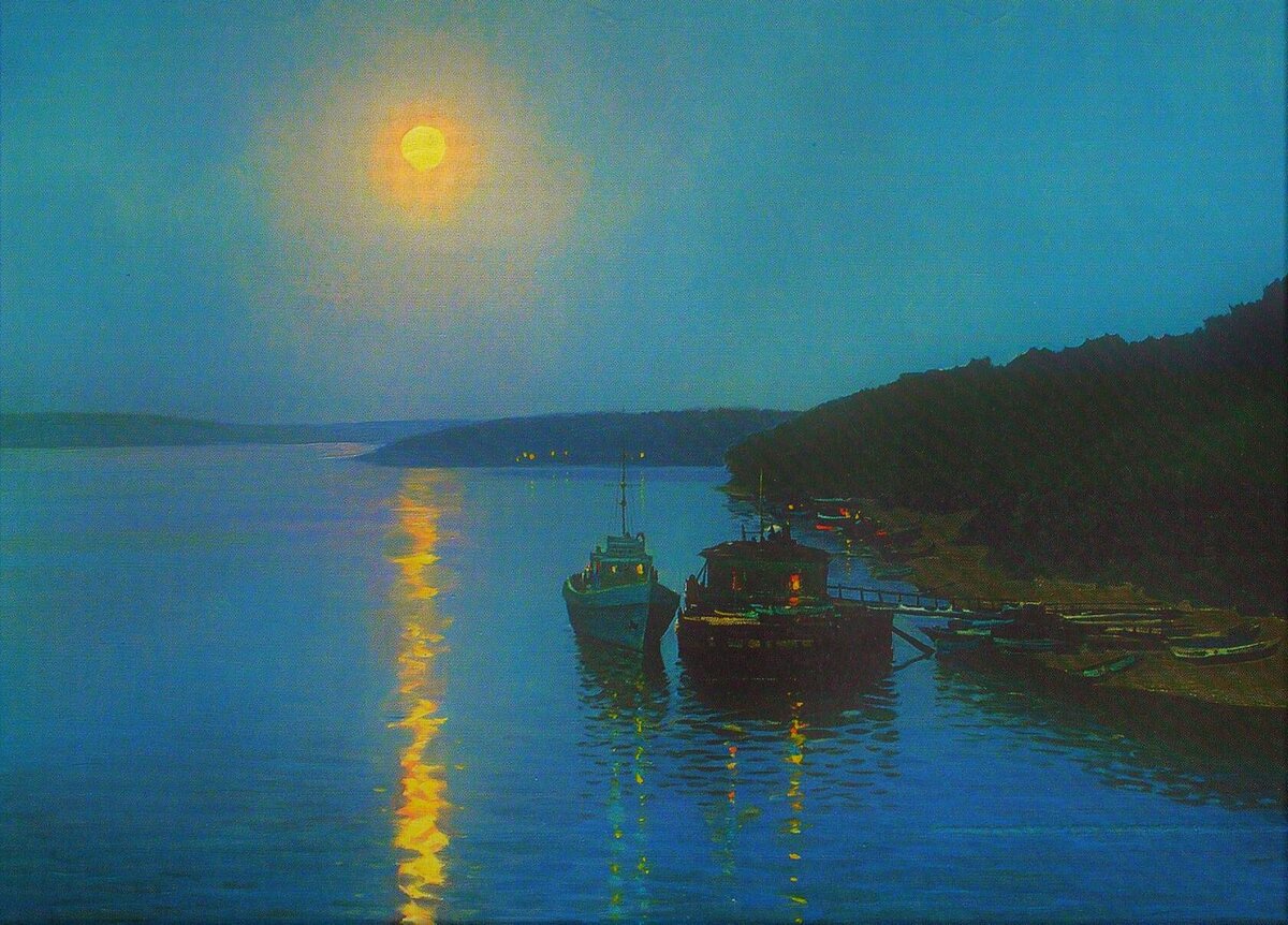  "Лунный вечер на Волге", 1986