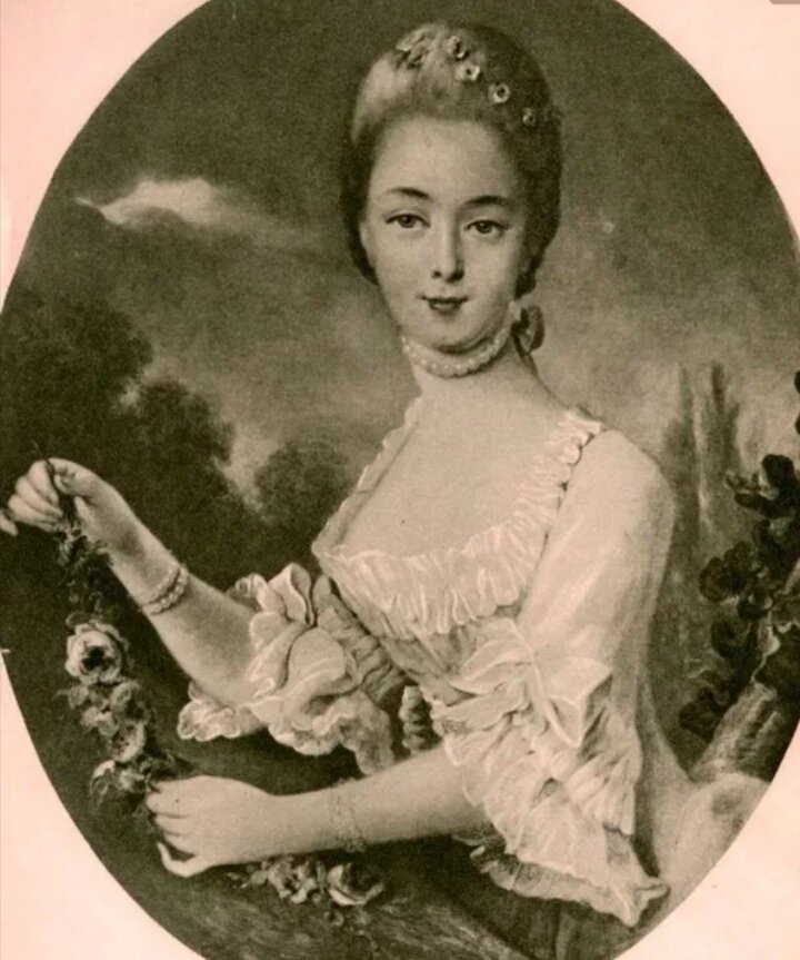 Мадам Дюбарри, ранний портрет, из интернета.