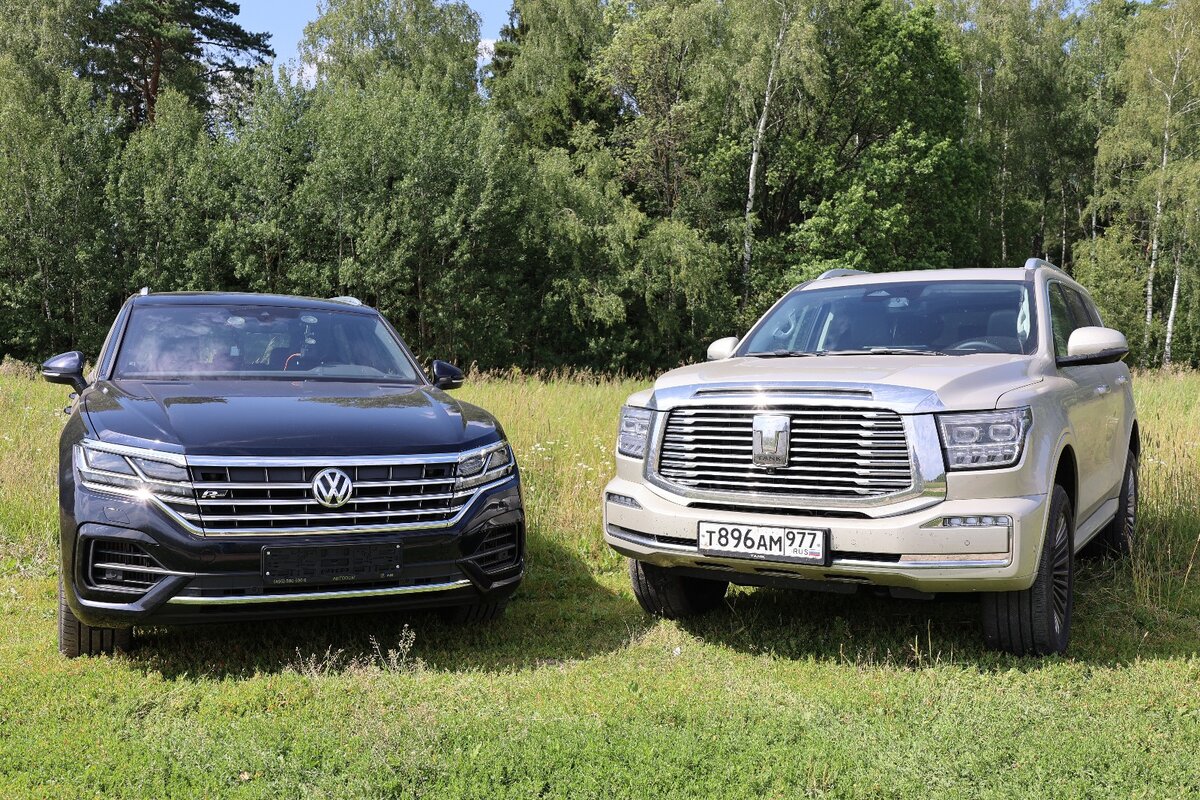 Volkswagen Touareg (2019) и Tank 500 (2023)