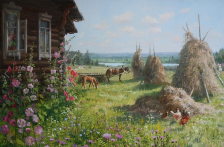 В. Жданов. Стожки.