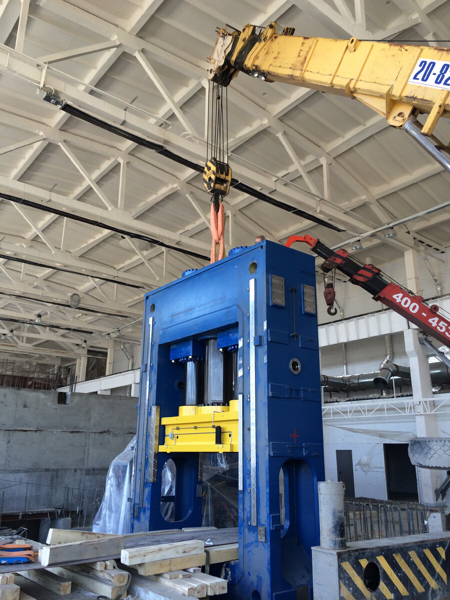 Монтаж пресса в Саратове