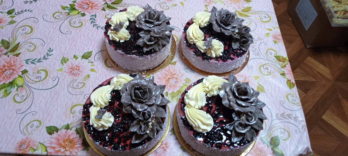 Черничный торт