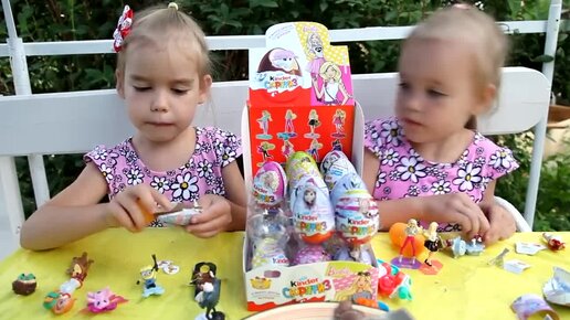 #2 Киндеры Barbie Распаковка КОРОБКИ Киндер Сюрприз Барби коробка Kinder Surprise Игрушки для детей