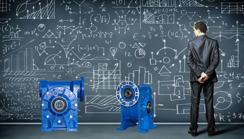 В качестве примера взяты редукторы итальянского производства концерна STM Team - RMI 150