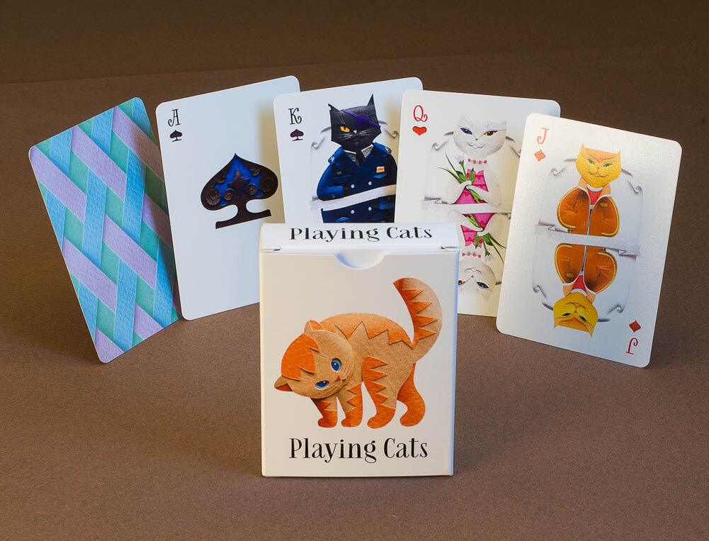 карты для покера «Playing Cats» 54 шт. лакировка