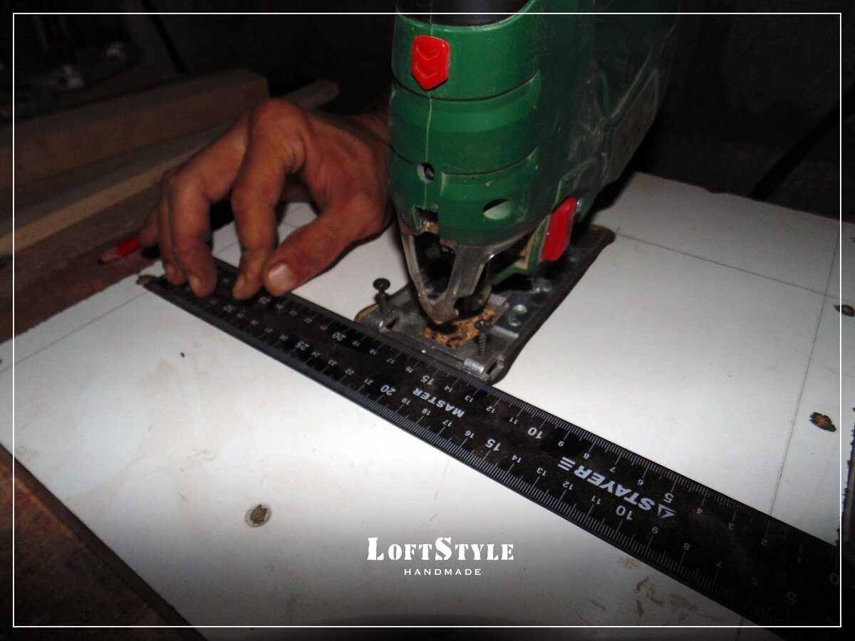 делаем ленточную пилу из лобзика