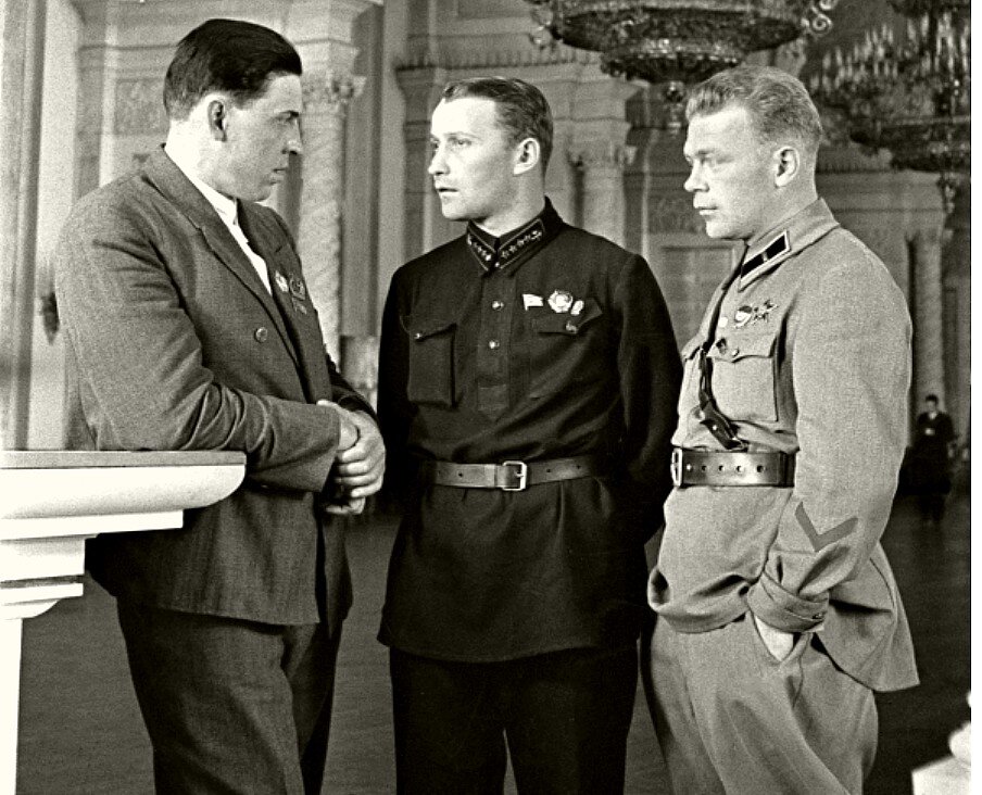 А. Стаханов на приеме в Кремле