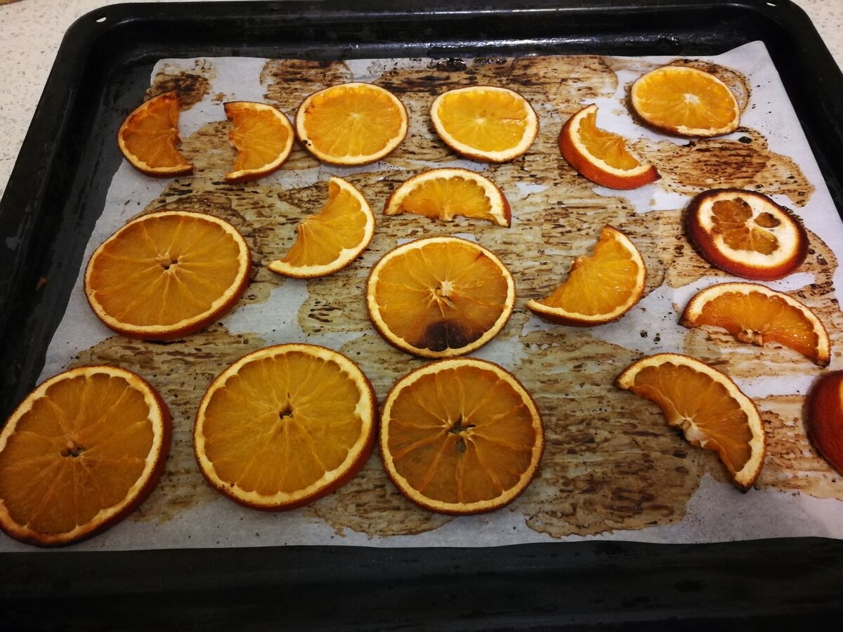 Сушеные апельсины в духовке
