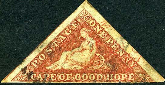 Марка «Треуголки Мыса Доброй Надежды»