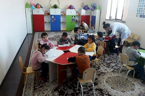  Занятие в детском саду в Узбекистане. Фото с сайта Uzdaily.uz