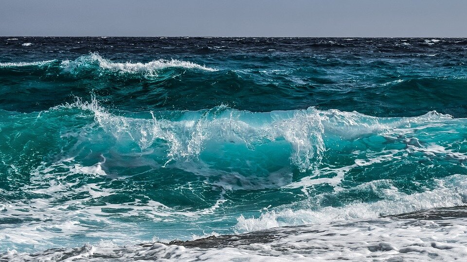 Волны, море, вода