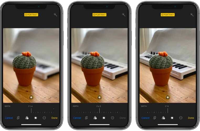 iPhone XR Контроль глубины