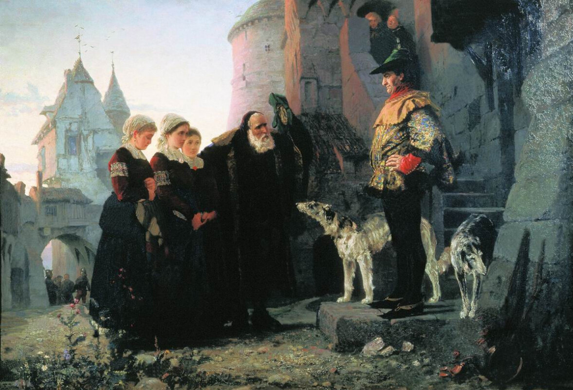 Описание картины «Право господина»