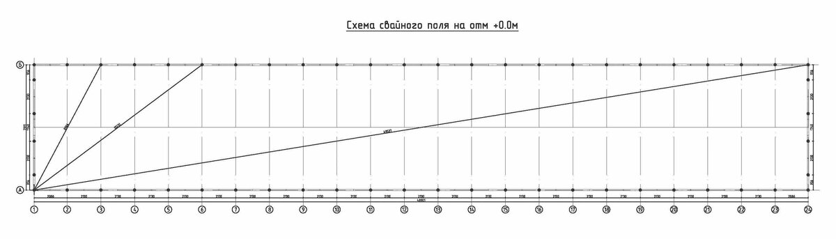                                                                                        Свайное поле