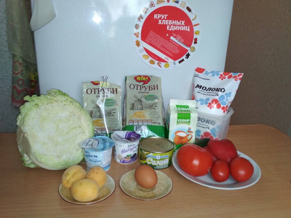 Корзина продуктов для диабетиков