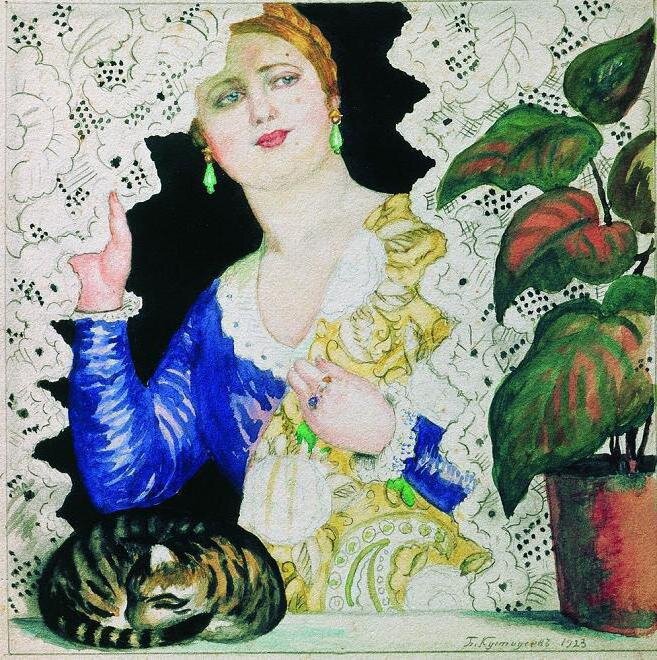 Б.Кустодиев. 1923