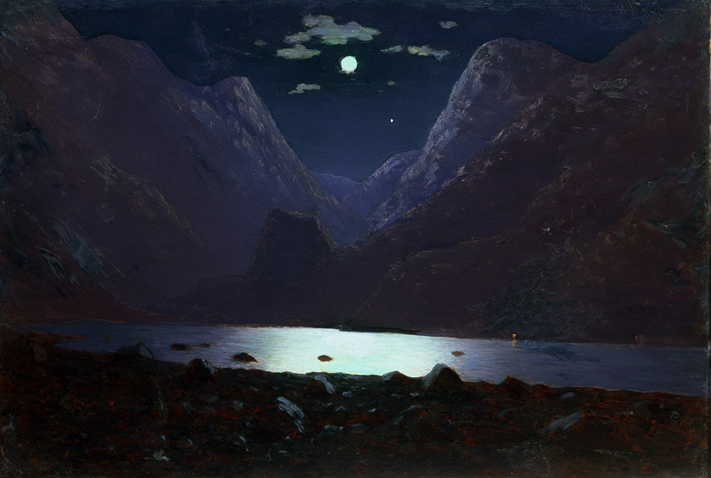 Архип Куинджи. Дарьяльское ущелье. Между 1890 и 1895
Бумага на картоне, масло. 38 × 56,5 см
Третьяковская галерея, Москва, Россия