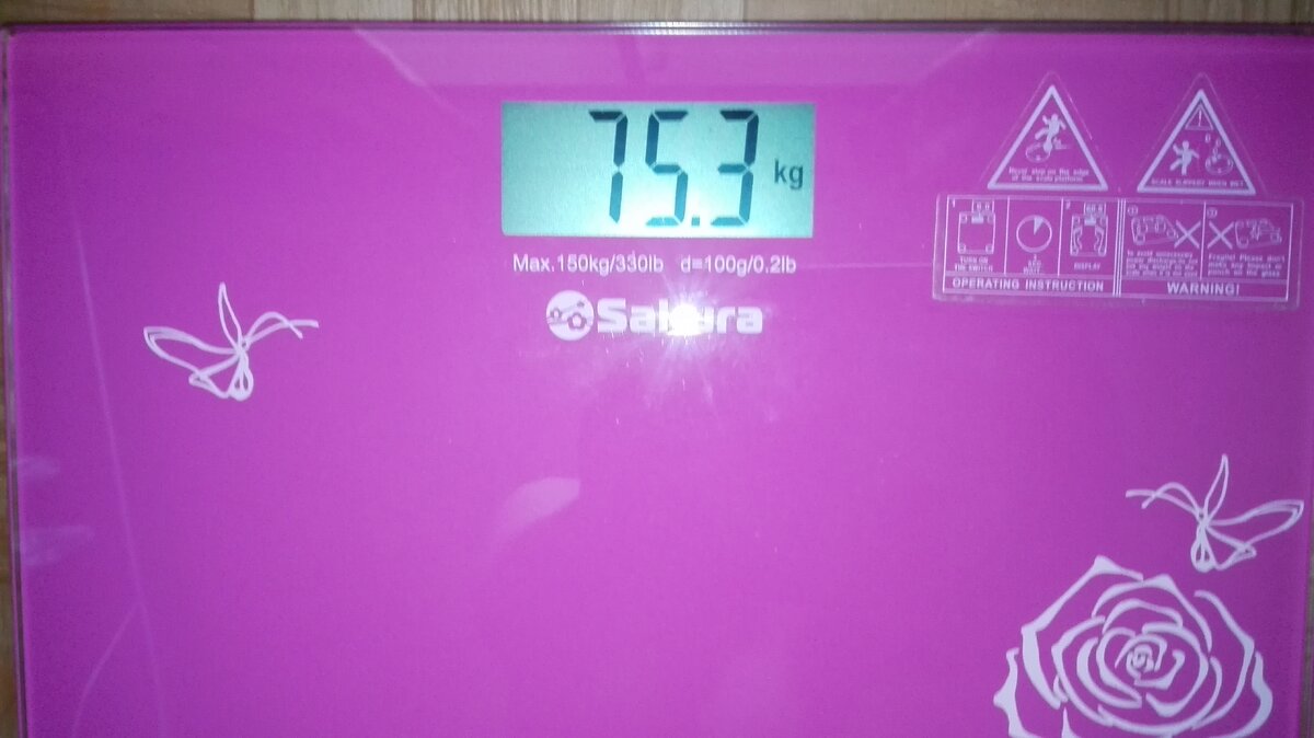 Мой вес 15.08.2019