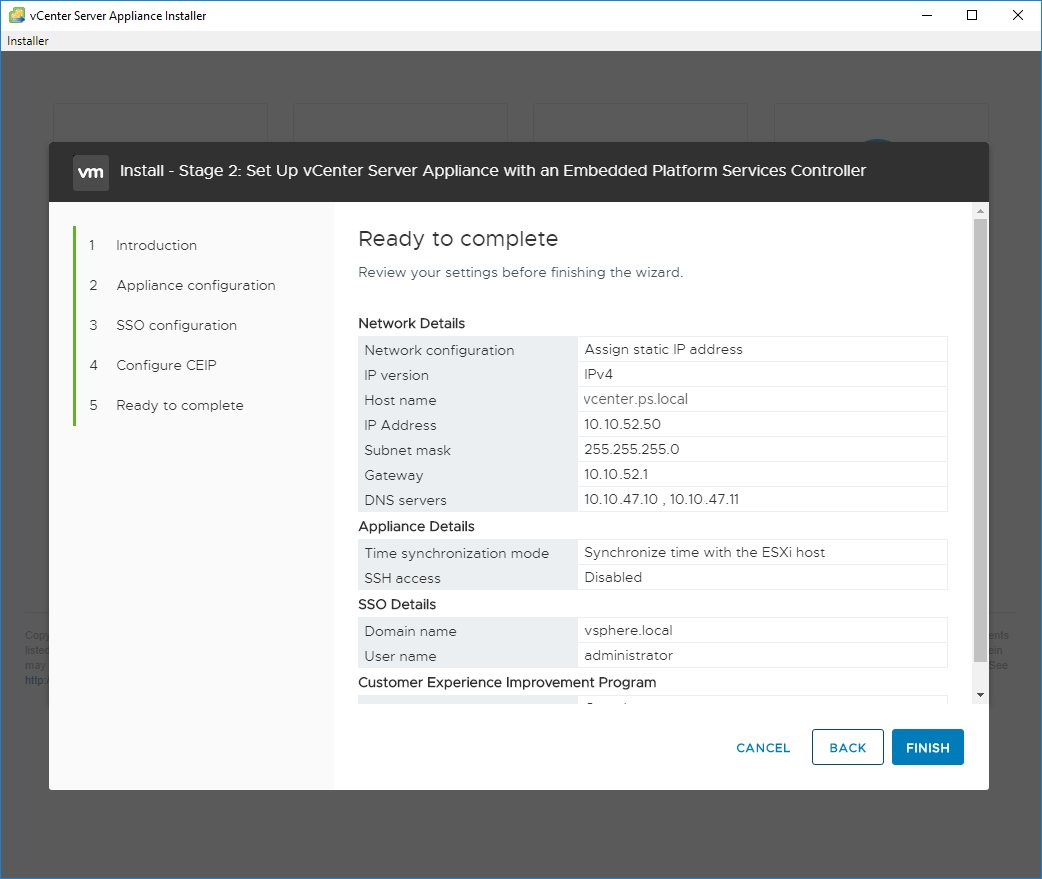 Установка VCENTER Server Appliance.. VCSA 6.7 установка. SSH доступ.