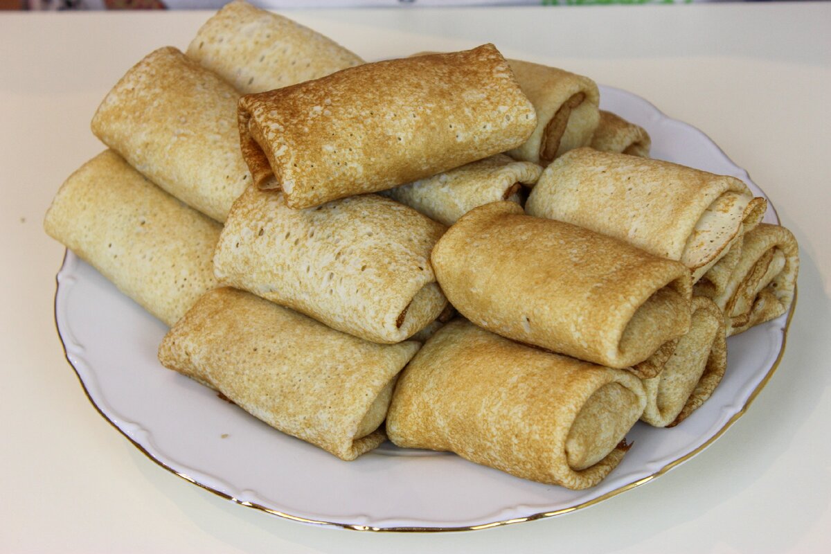 Блинчики с фаршем