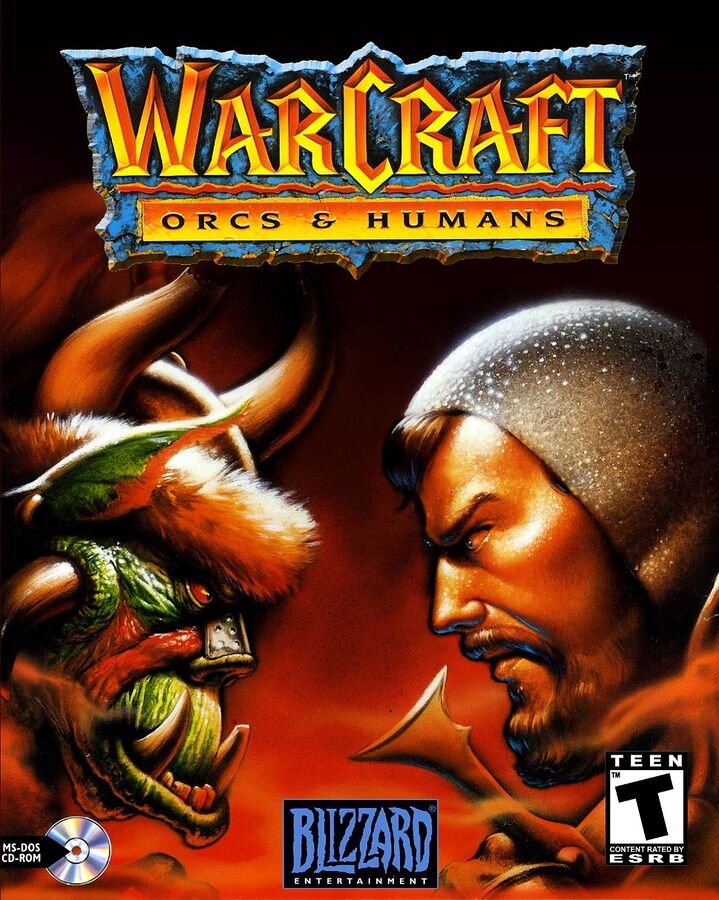 Обложка игры Warcraft orcs and humans